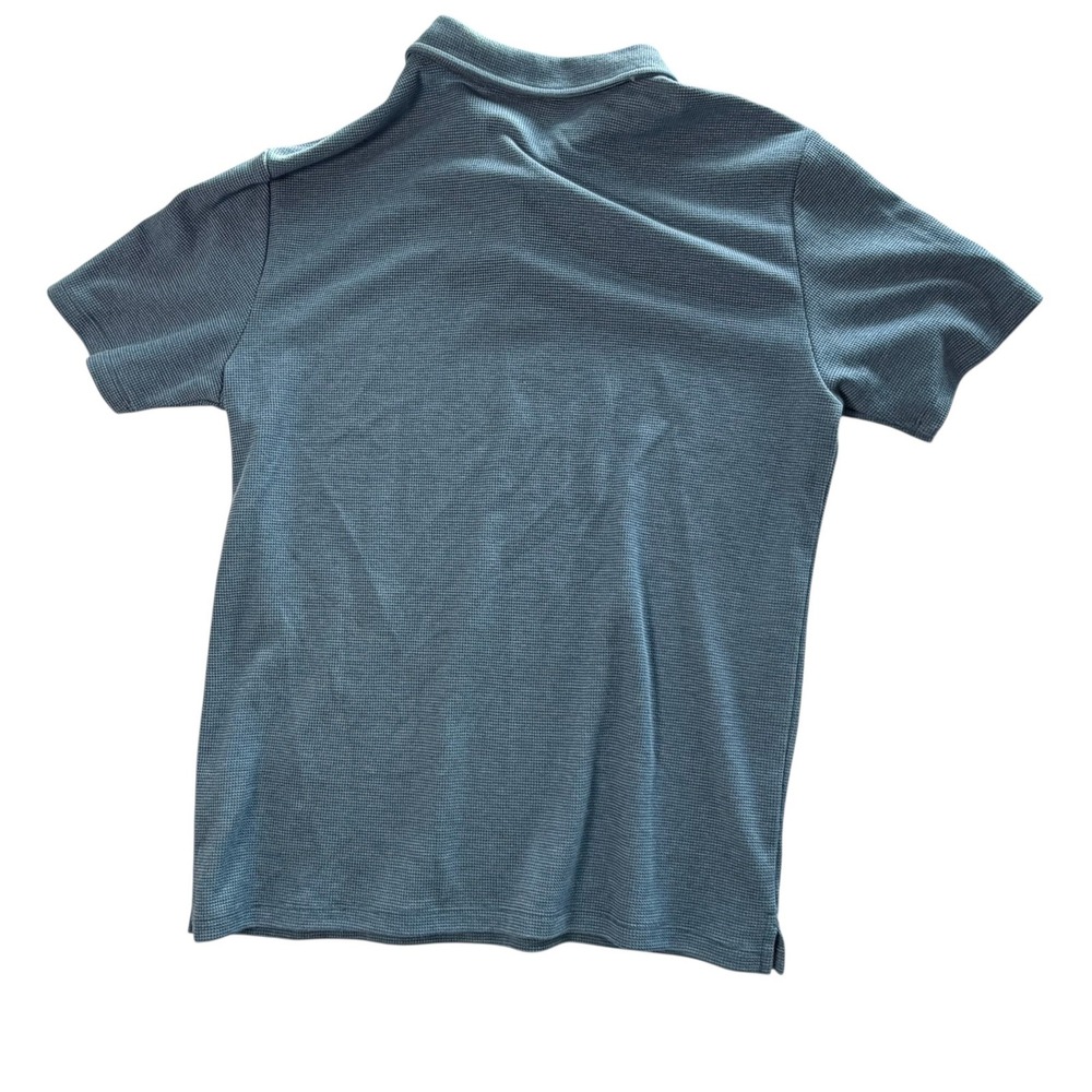 Robert Barakett Cloverdale SS Polo Men's Large Blue Excellent Textured RB11005